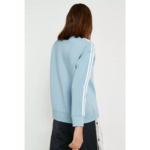 Adidas ORIGINALS 3-Stripes Crewneck Sweatshirt *Like New*, Blue - Size M - Picture 6 of 10